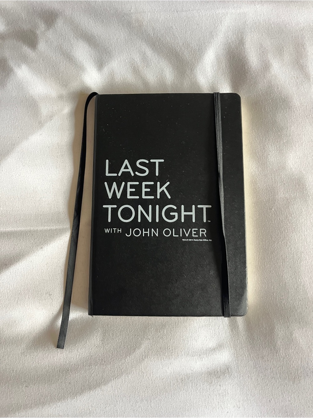 Spring & Co. Black Last Week Tonight With John Oliver Journal Hardcover Notebook